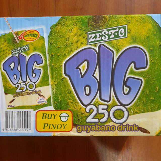 Zest O Big Mango Apple Orange Guyabano 250ml 10 Per Box Shopee Philippines