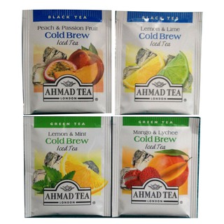 Ahmad Tea Cold Brew Black Tea & Green Tea Flavored Sachets
