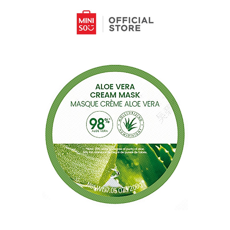 MINISO Aloe Vera Hydrating Facial Mask Shopee Philippines