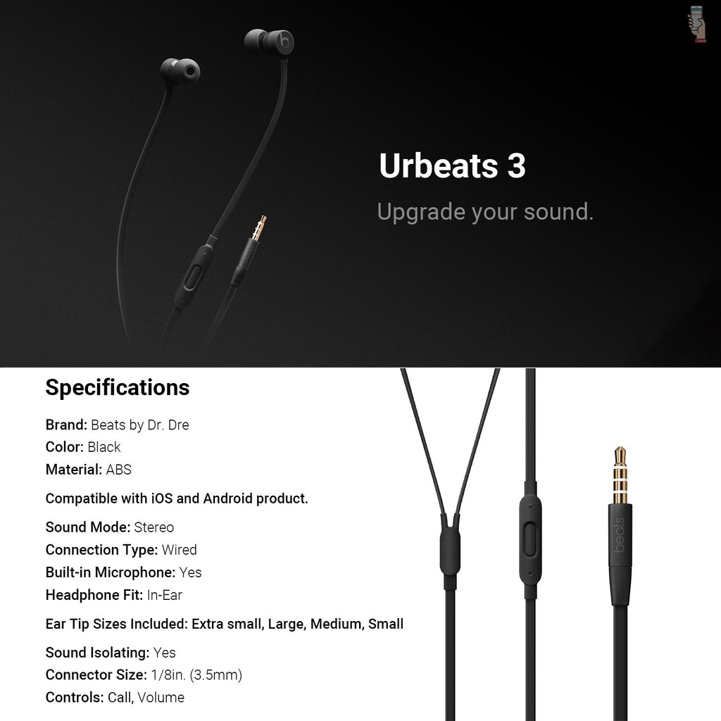 Beats by Dr. Dre - UrBeats 3 Earphones 