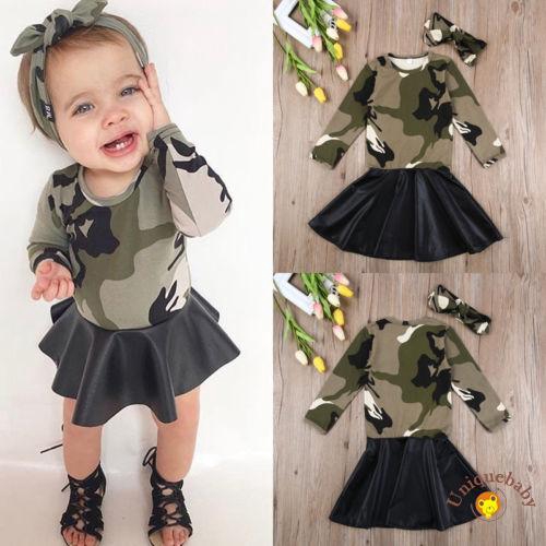 girls camo dress