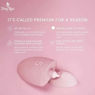 Fairy Skin Premium Brightening Sunscreen SPF50 50g (Fragrance Free) #6
