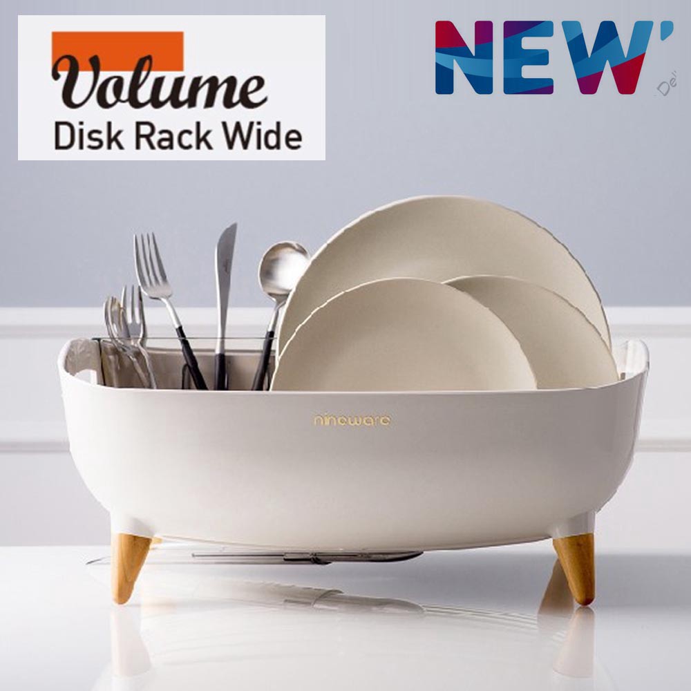 Nineware Korea New WIDE Kitchen Dish Drainer Drying Rack Made in Korea