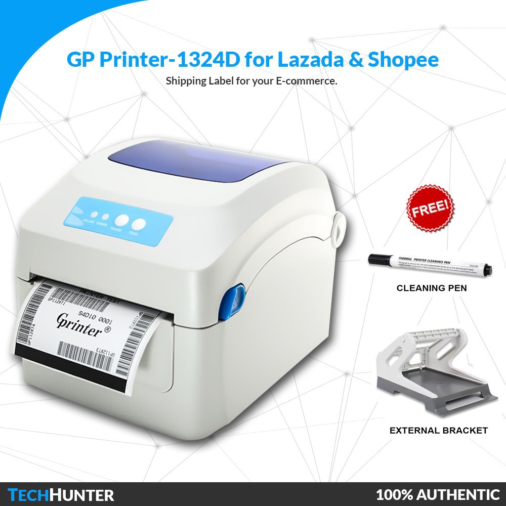 Как подключить термопринтер gprinter gp 1324d