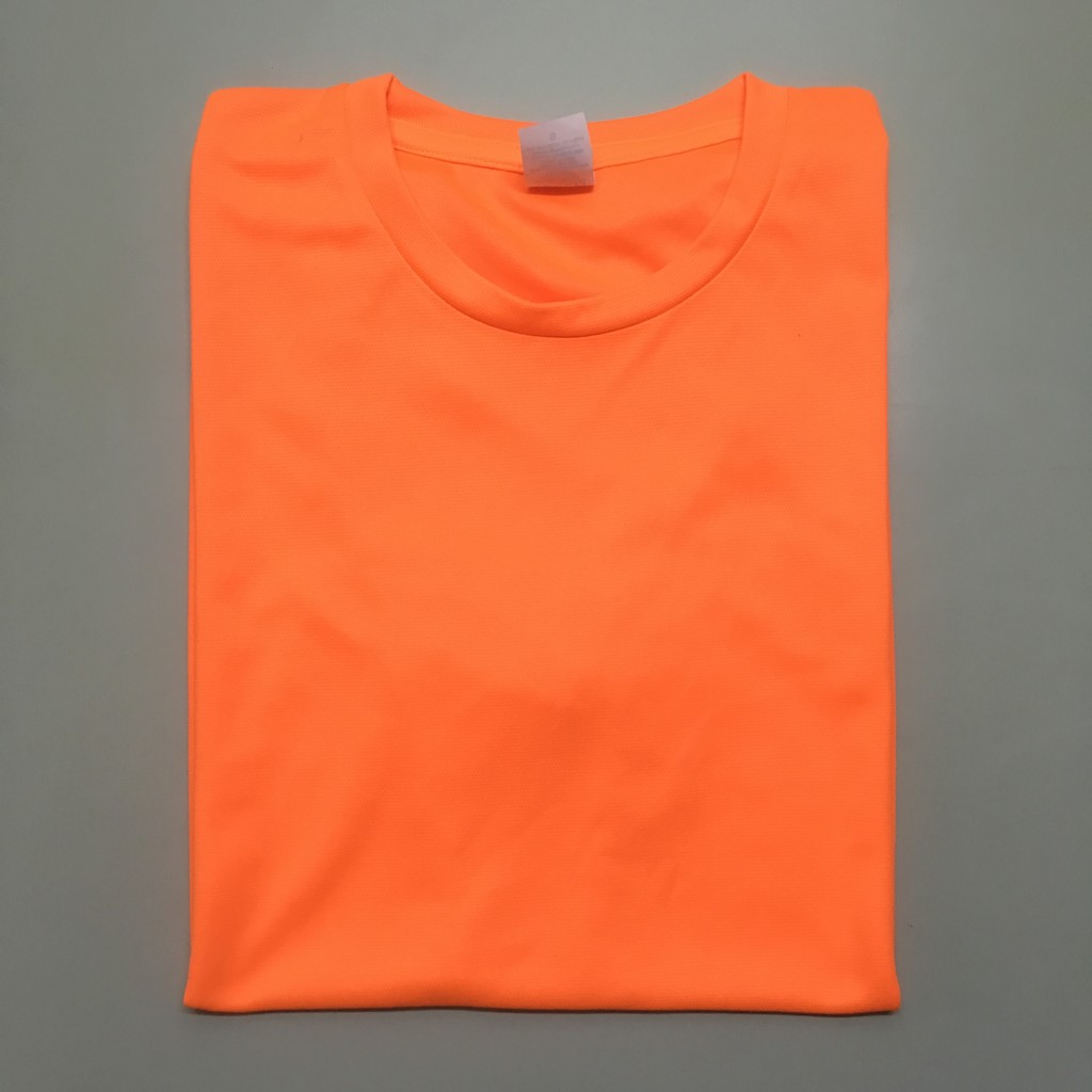 neon orange dri fit shirt