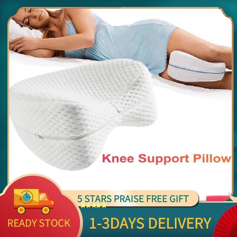 Leg Pillow Memory Foam Cushion Orthopedic Knee Support Pillow for