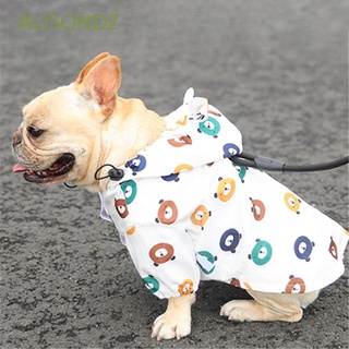 ALISONDZ Schnauzer Dog Raincoat Bichon Pet Products Dog Clothes Waterproof Welsh Corgi Clothing Outdoor French Bulldog Poodle Rain Jacket