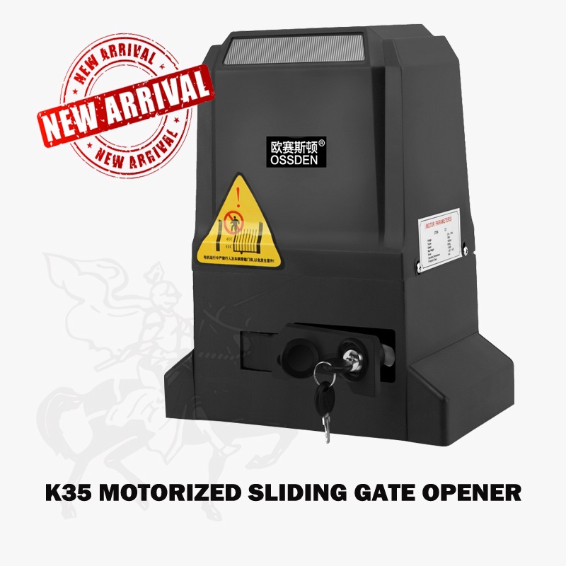 OSSDEN K35 Motorized Sliding Gate Operator Electric Remote Control Gate