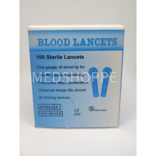 Blood Lancet (100 pieces) | Shopee Philippines