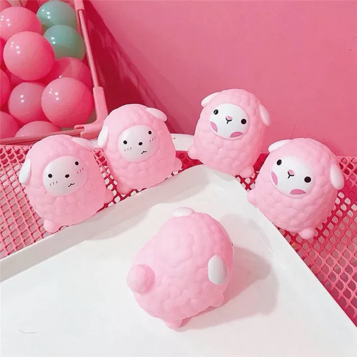 pink sheep toy