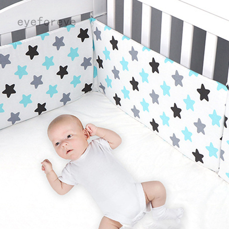 Baby Padded Bumper 180cm for COT 100% Cotton Nursery Bedding Little teddy 