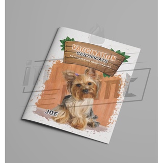 【Ready Stock】Pet Vaccination Card with Unique Templates #5