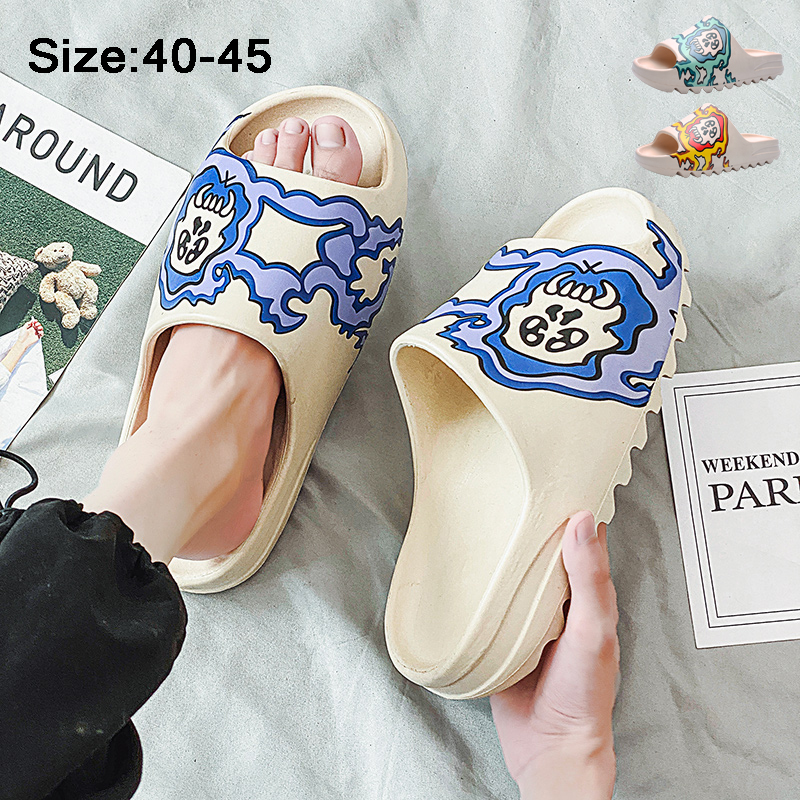 yeezy platform slippers