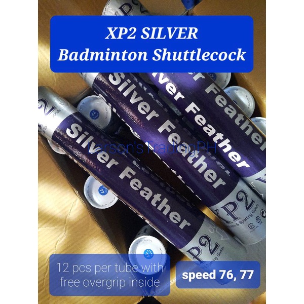 XP2 Silver Badminton Shuttlecock speed 76, 77 Shopee Philippines