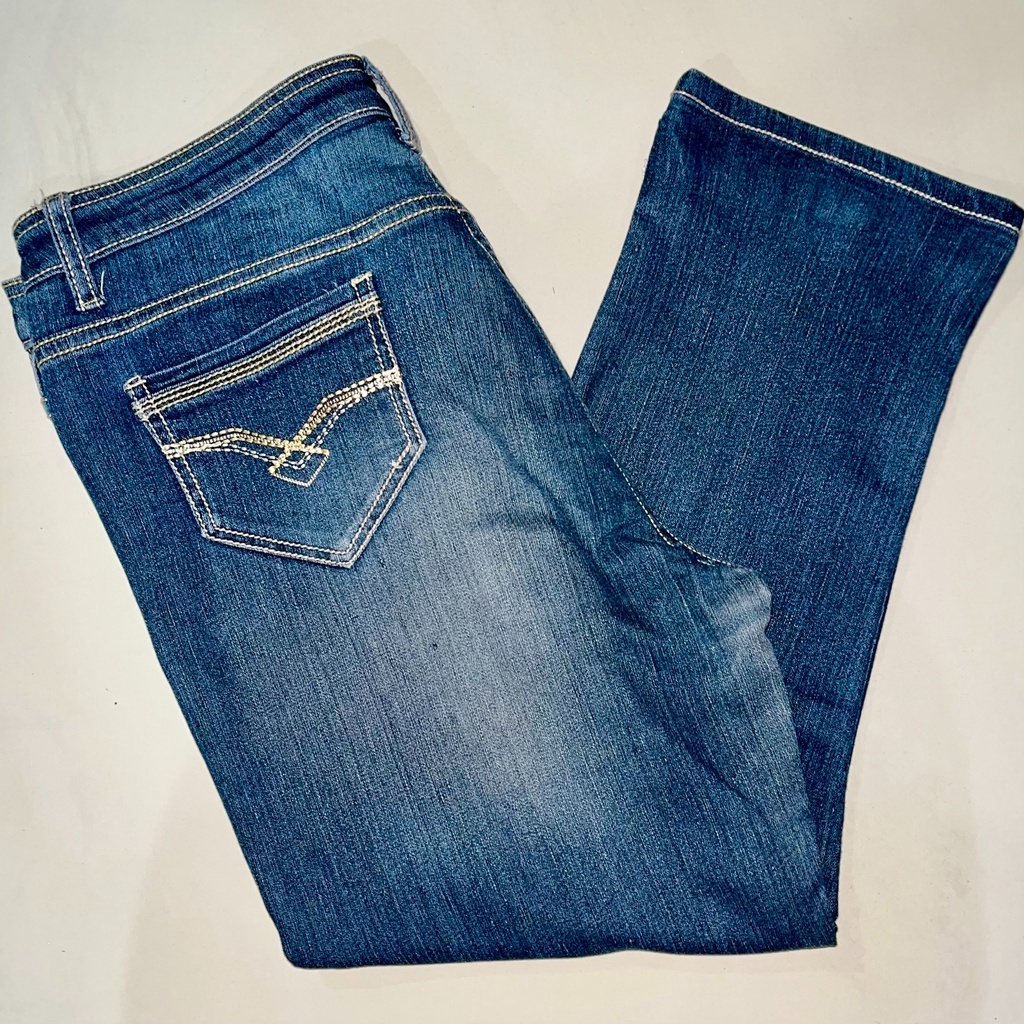 PRELOVED Freego Maong Normal Wash Size 33 Loose Y2K Jeans Shopee