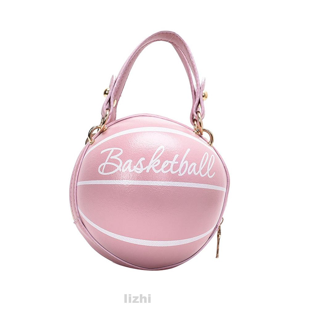pink basketball bag