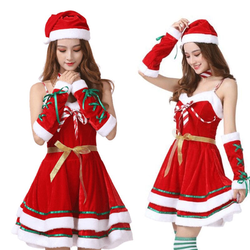 arrival Miss Santa Claus Outfits Women Christmas Dress Adult Costume Modis  Ladies Fancy Dress Xmas W | Shopee Philippines