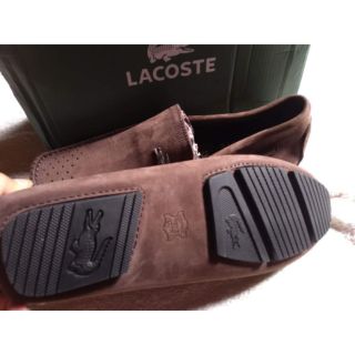 lacoste boat shoes leather