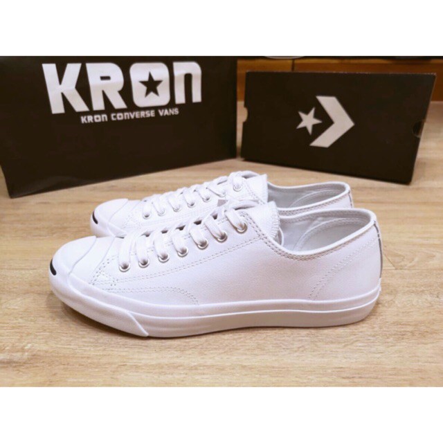 converse jack purcell white leather