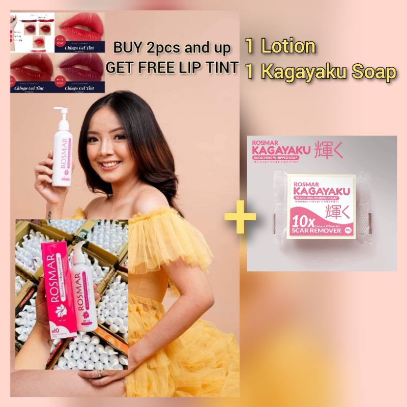 女の子向けプレゼント集結 Rosmar Kagayaku 10x Whitening Soap 2Pcs