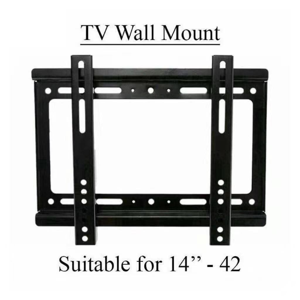 universal-20kg-black-tv-wall-mount-bracket-flat-screen-tv-rack-suitable