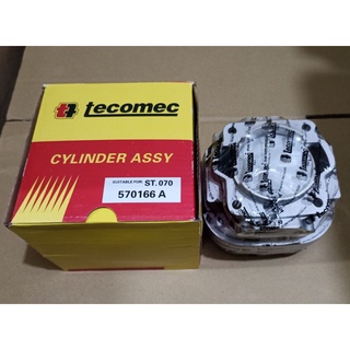 Chainsaw Cylinder Assy TECOMEC ST-070 (570166A) - Complete Set - Piston, Rings, Cylinder Block #1