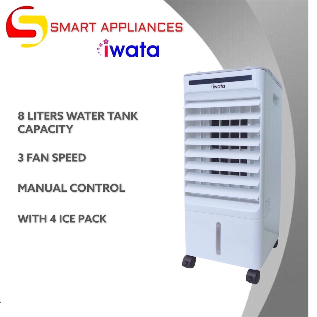 Iwata Z16 Air Cooler, Air Purifier & Humidifier 8 Liters With 4 FREE