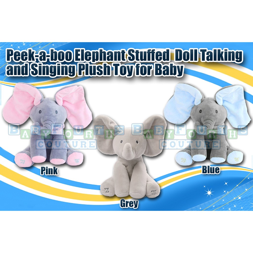 singing plush elephant