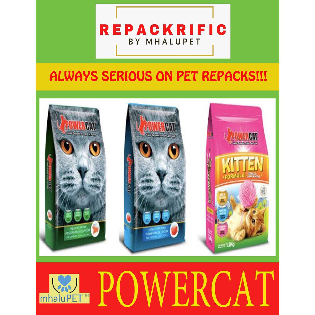 Power Cat/ Powercat Dry Cat/ Powercat Kitten Food repacked 1 KILO