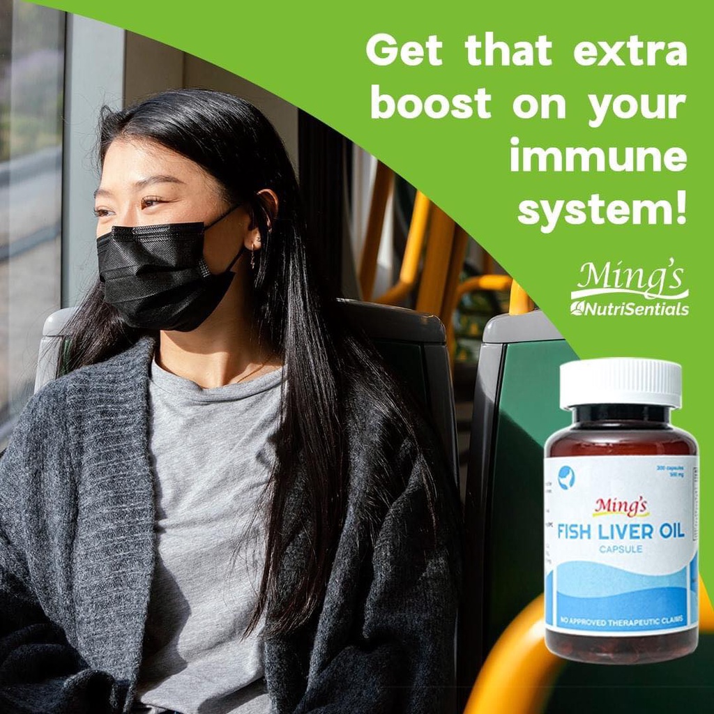 Ming's Fish Liver Oil Capsule 300's Shopee Philippines