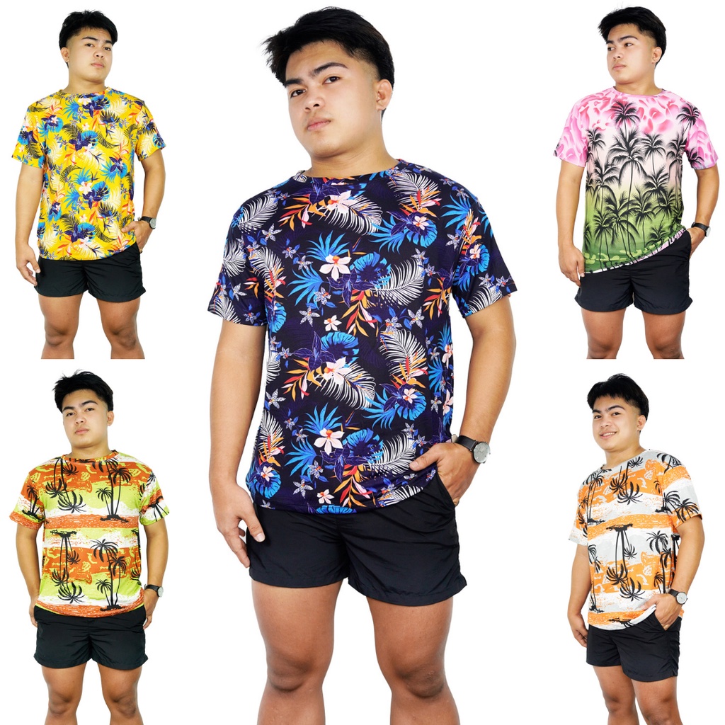 COD DVX Plus Size Printed T shirts - #4966 Unisex Fashion Summer Cotton  Damit Pambahay beach outfit | Shopee Philippines