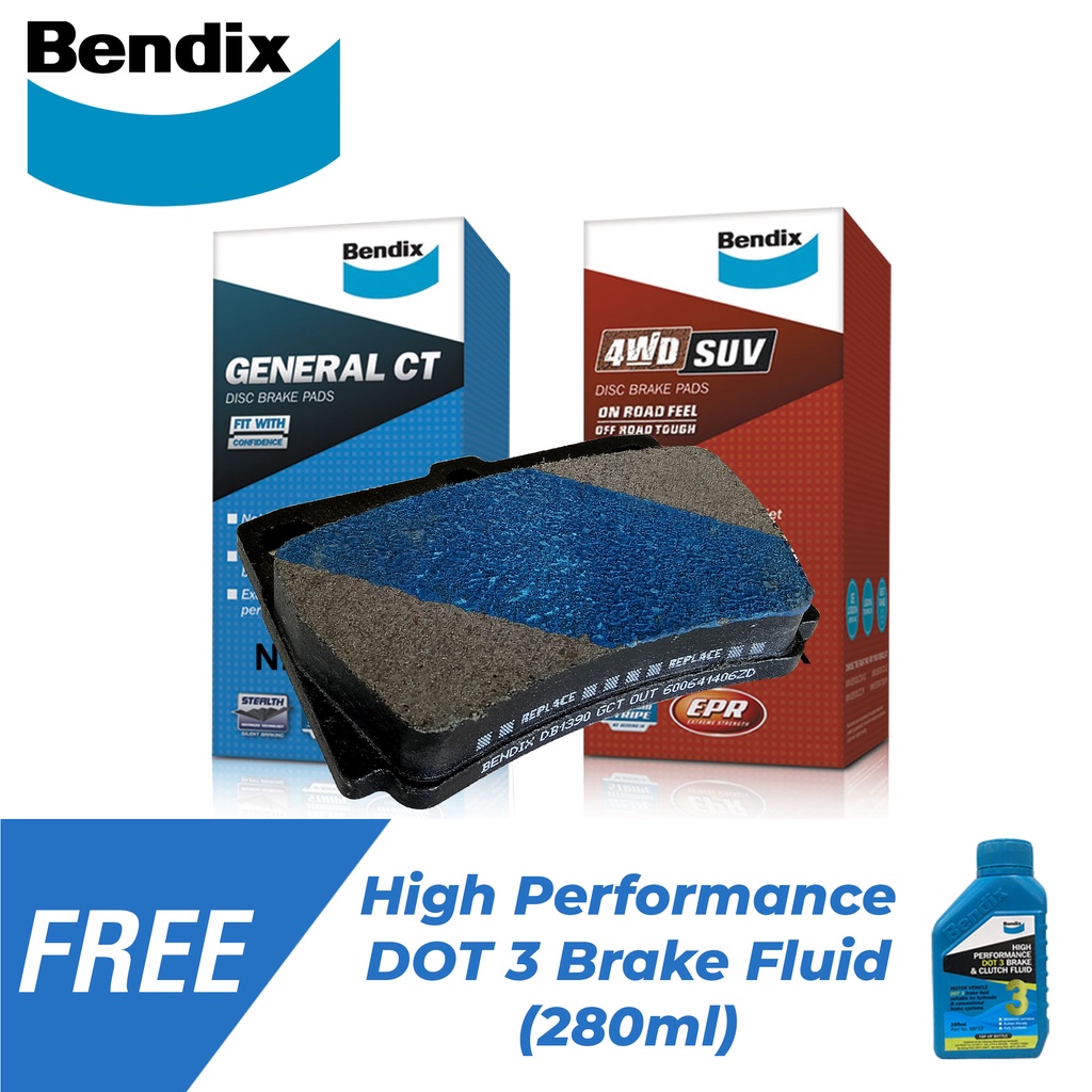 Bendix Brake Pads DB1390 Rear Set for Mitsubishi Montero USA 20052007