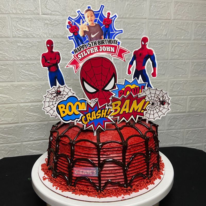 SPIDERMAN | CAKE TOPPERS STYLE 2 | Shopee Philippines