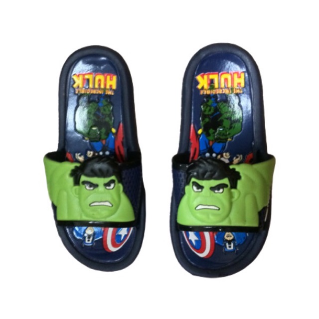 kids hulk slippers