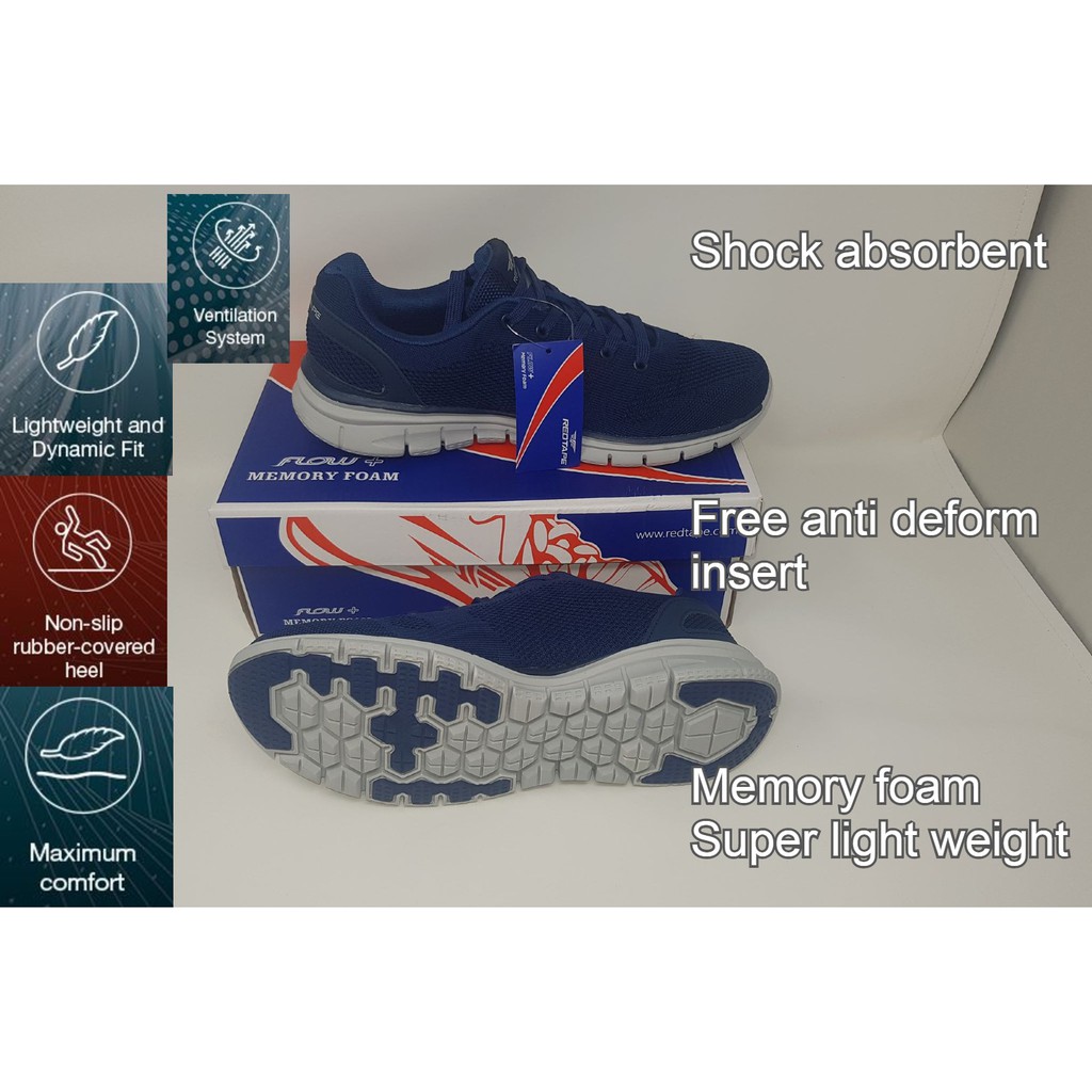 red tape flow  memory foam