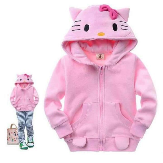 Hoodie Jacket for Kids(Hello Kitty Character) | Shopee Philippines