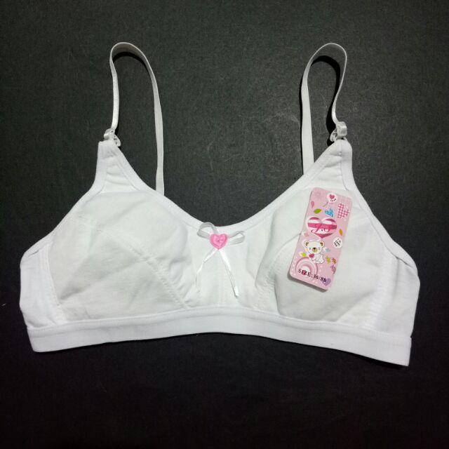 Baby Bra bralette Plain white cotton Shopee Philippines