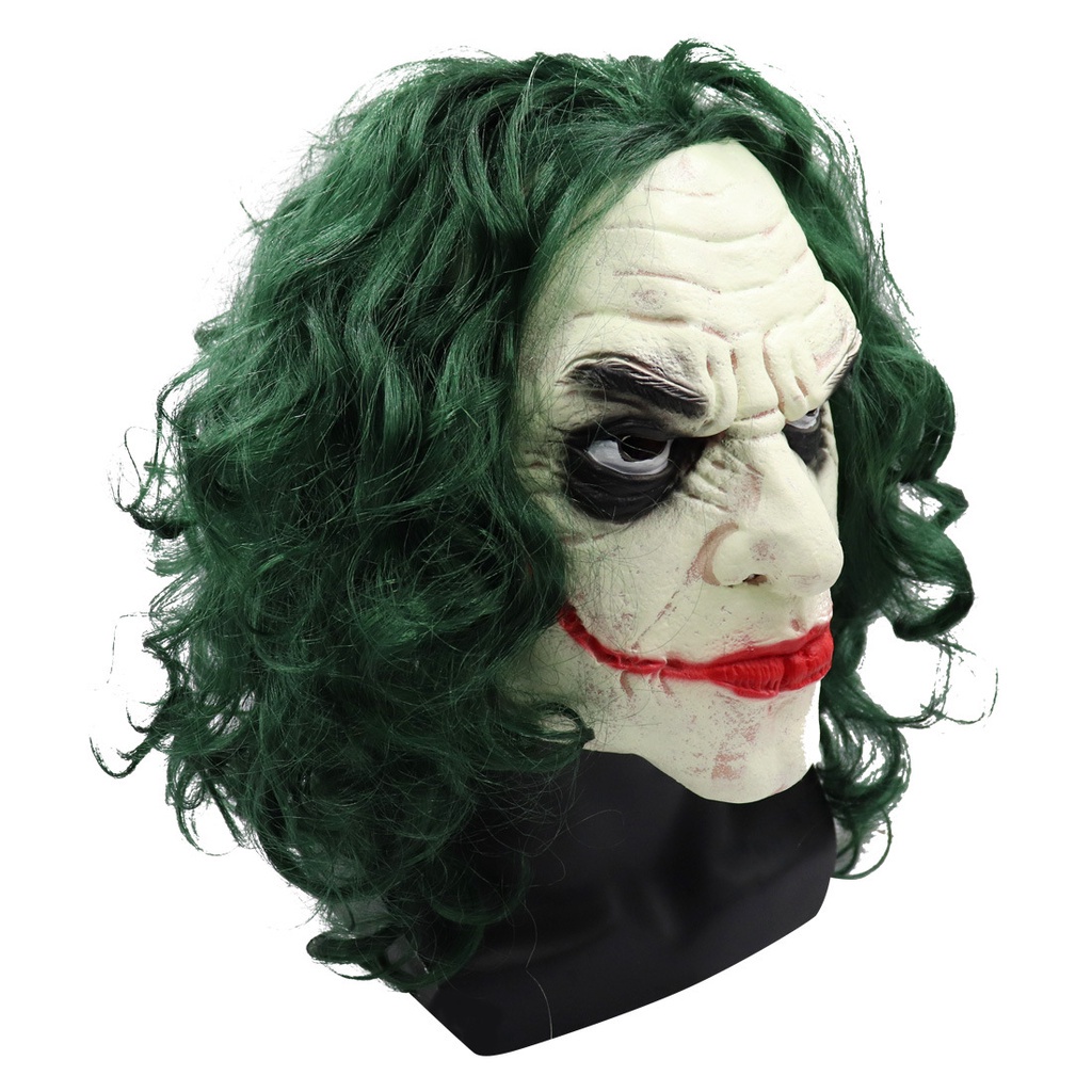 gLP6 Batman Joker Joker Horror Smile Full Face Mask Terrifying Headgear  Mask Halloween Cosplay Perip | Shopee Philippines