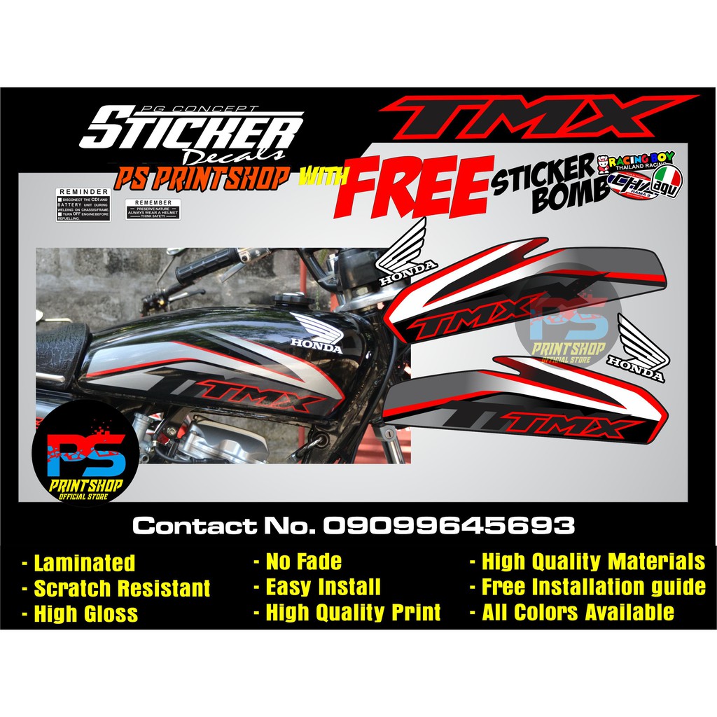 tmx 155 tank sticker