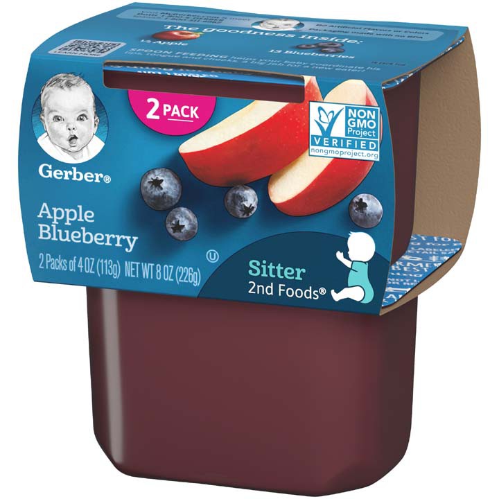 gerber blueberry baby food