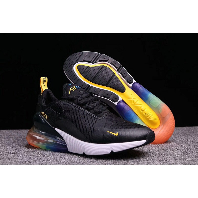 ☆NEW!☆ New color Nike Air Max 270 air cushion cushioning running shoes 40--45  black rainbow | Shopee Philippines