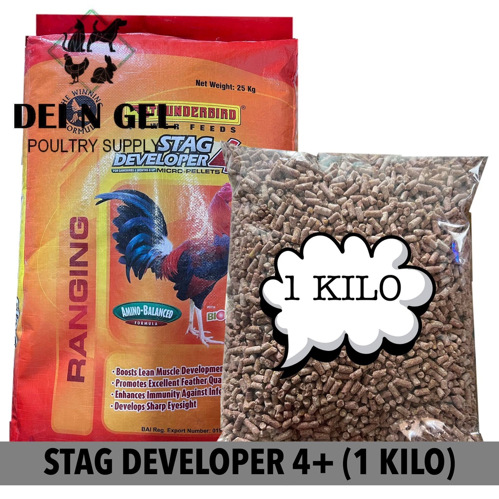 THUNDERBIRD STAG DEVELOPER 4+ FOR GAMEBIRDS 4 MONTHS UP (1 KILOGRAM ...