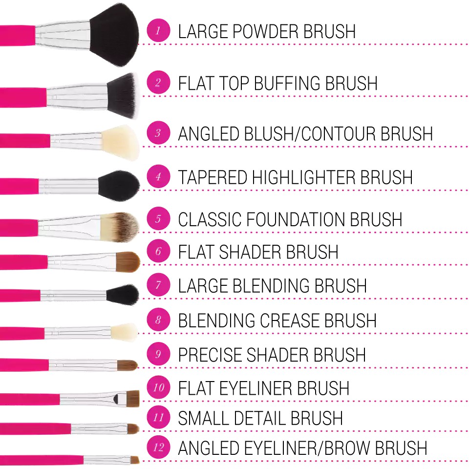 BH Cosmetics Carnival Celebration - 12pc Brush Set | Shopee Philippines