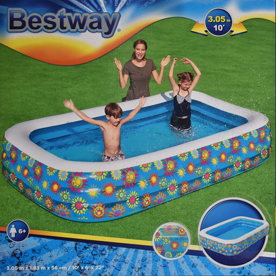 Bestway Inflatable Pool Extra Large 10feet x 6feet Shopee Philippines