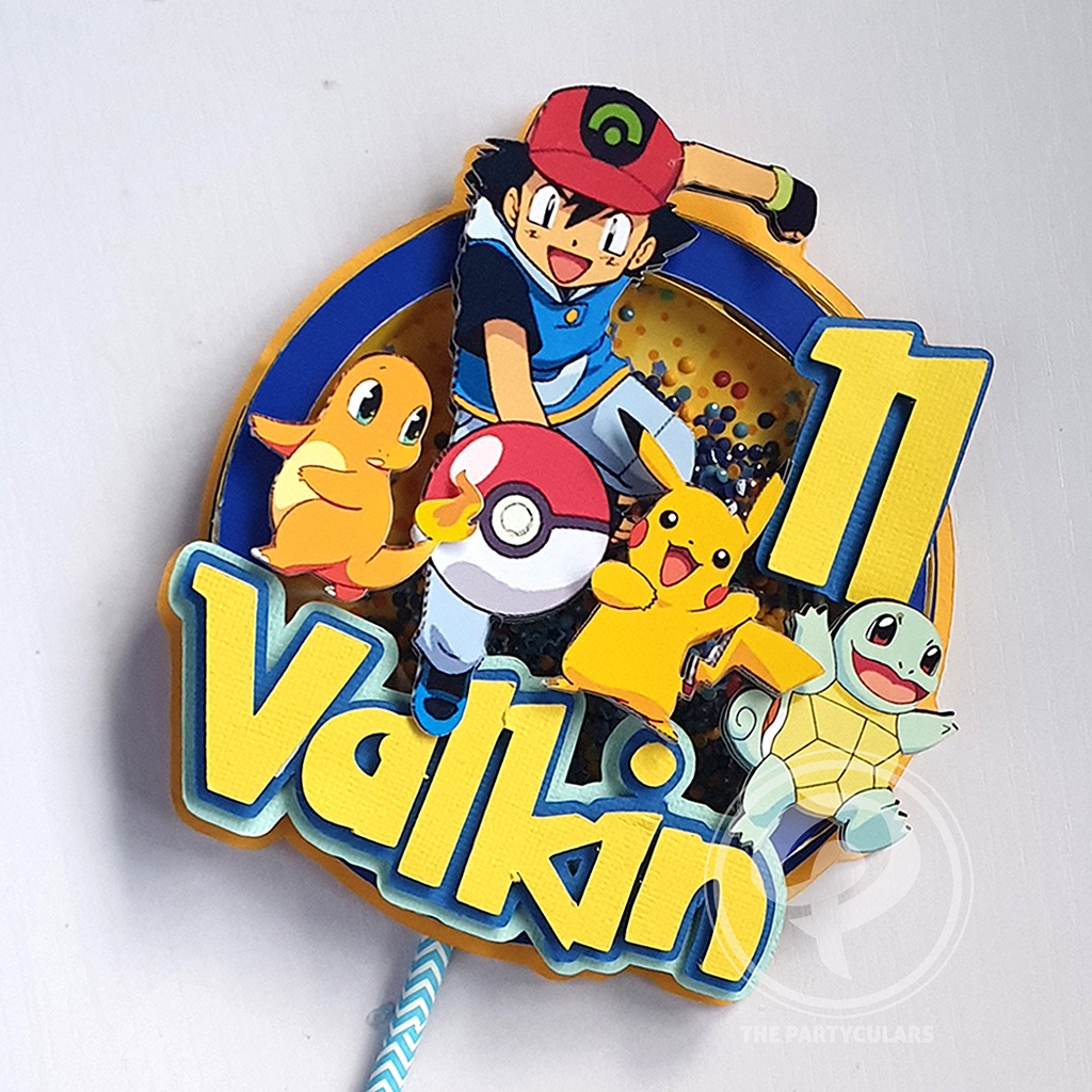 Pokemon Customized Shaker Cake Topper | Shopee Philippines