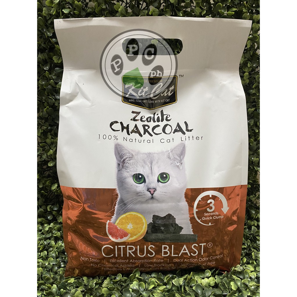 Kit Cat Zeolite Charcoal Cat Litter 4kgs Shopee Philippines