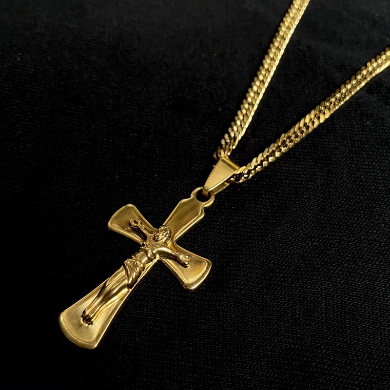 Crucifix Cuban Chain 24” | Shopee Philippines