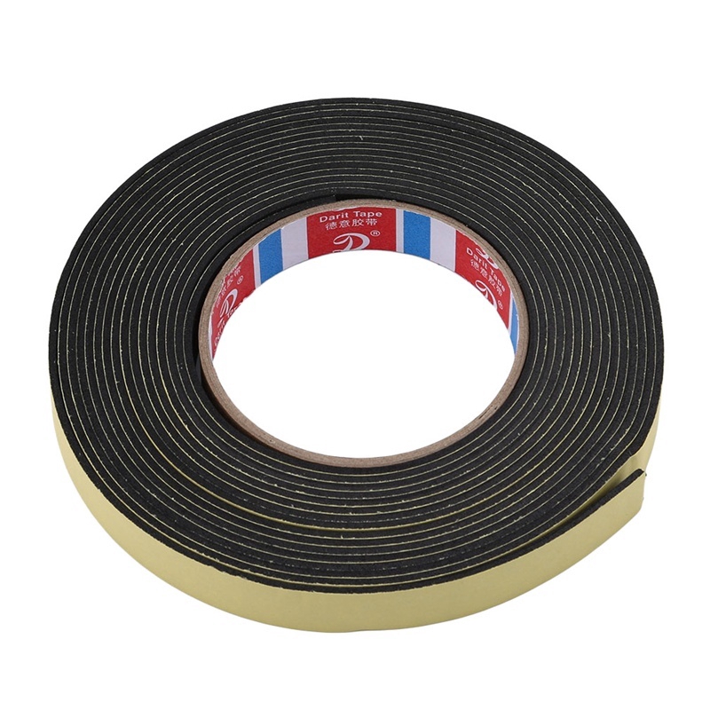 1PC Self-Adhesive Silicone Rubber Wind Weather Strip Window Doors Sealing Tape