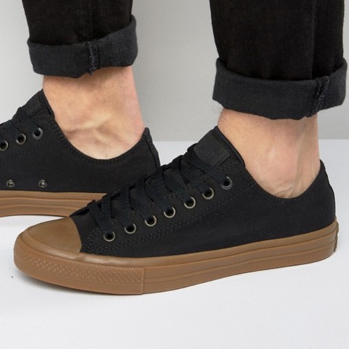 converse chuck taylor 2 black low