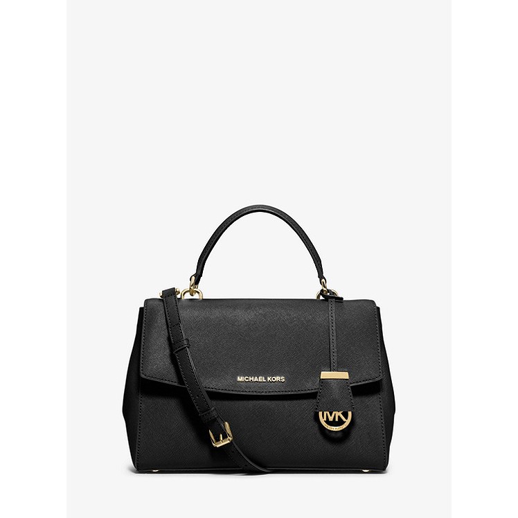 michael kors ava medium black